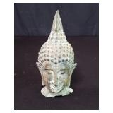 19th-century bronze Thai Buddha head.