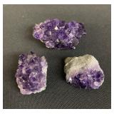 Group of amethyst specimen