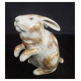 Japanese porcelain rabbit figurine