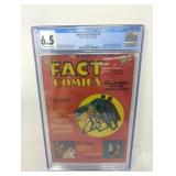 Vintage Real Fact Comics #5 comic CGC 6.5