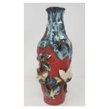Japanese Sumida Gawa pottery vase