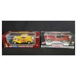 Pair of die-cast model cars