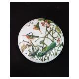 Vintage Chinese lided porcelain trinket box