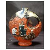 Japanese Sumida Gawa pottery vase