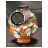 Japanese Sumida Gawa pottery figurial vase