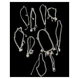 Lot of Dalmata stainless steel necklaces
