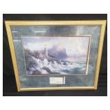 Framed Thomas Kinkade print