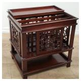 Selamat Designs mahogany magazine rack