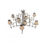 Vintage medal Hawaiian style chandelier