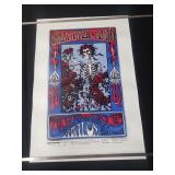 Pair of poster prints on canvas