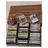 36 vintage cassette tapes, Scorpions, Ted Nugent