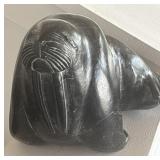 1955 Cape Dorset  Inuit walrus  stone carving