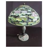Tiffany style stained glass table lamp
