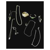 Lot of vintage costume jewelry