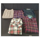 Group of wool clothes: Pendleton, Banana Republic
