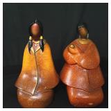 Pair of Native American composite figurines