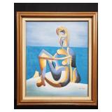 Signed oil painting on canvas