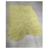 Green leather hide