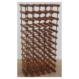55-bottle wood wine rack