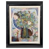 Framed signed oil on canvas