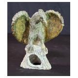 Vintage carved Griffin stone sculpture