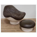 Mario Brunu Rodica-style leather and fiberglass