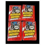 1976 Topps Hysterical History sealed card packs