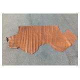 Brown leather hide