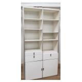 Vintage bookcase cabinet