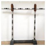 Vintage custom made clothes rack