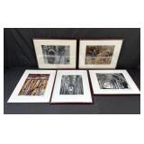 Group of signed and framed photographs of