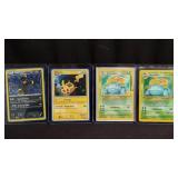 Group of Pokemon cards, Pikachu, Venaaaue,