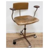 Kevi leather swivel office chair