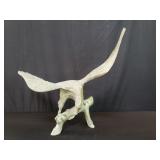Vintage brass eagle sculpture