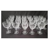 19 Villeroy & Boch glass stemware