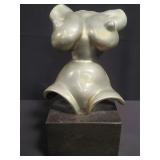 Gaston Lachaise brass female torso sculpture
