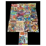 Lot of 13 vintage DC & Marvel comic books