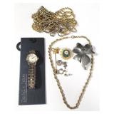 Group of costume jewelry