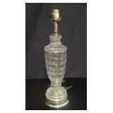 Vintage crystal table lamp