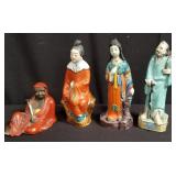 Group of Asian porcelain figurines