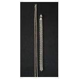 Sterling silver bracelet and necklace PB