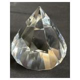 Tiffany & Co. crystal diamond paperweight