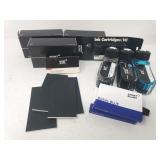 Group of Mont Blanc pen ink, cartridges, etc