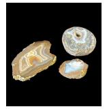 Lot of 3 geode specimens
