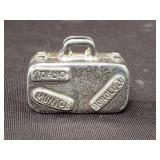 Tiffany & Co. sterling silver suitcase pill box