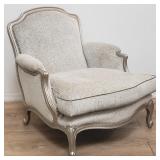 Century upholstered arm chair