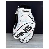 Autographed Pro Ping golf bag