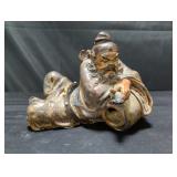 Chinese Zhong Kui pottery figurine
