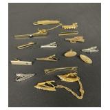 Group of vintage tie bars