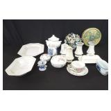 Box of miscellaneous ceramic ware, porcelain